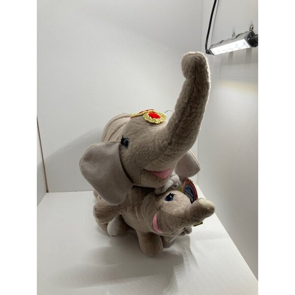 Ringling Bros Plush Elephant Mom & Baby – Circus Toy w/ Tags – Vintage Collectib - Picture 2 of 12